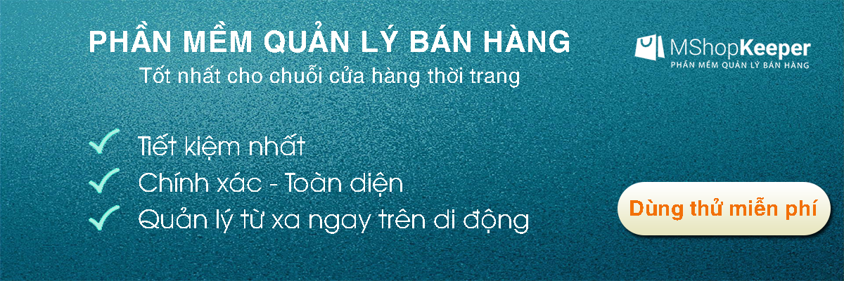 Phần mềm quản lý cửa hàng thời trang Phần mềm quản lý cửa hàng thời trang