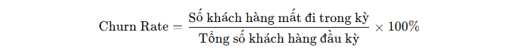 Tỷ lệ rời bỏ khách hàng