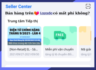 Bán hàng trên Lazada có mất phí không?