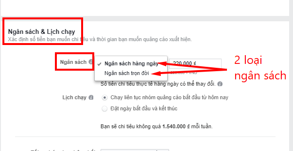 thuật ngữ trong facebook ads