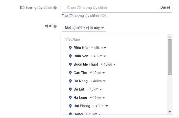 tạo tệp khách hàng