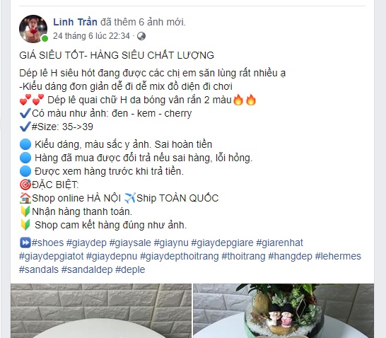 kênh bán hàng online - facebook cá nhân