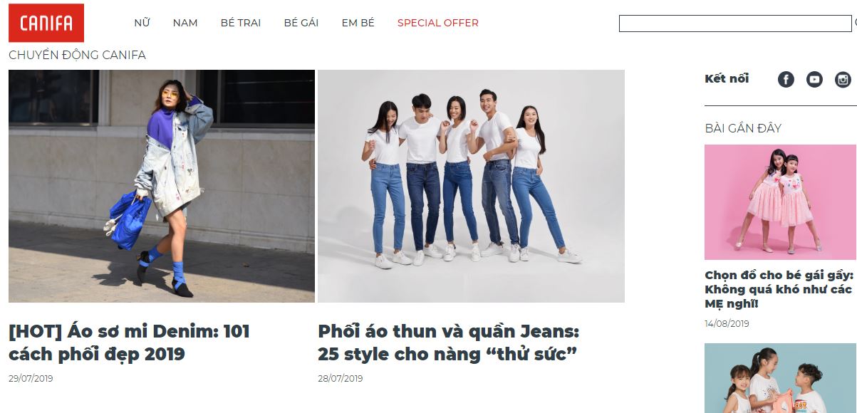 blog của canifa