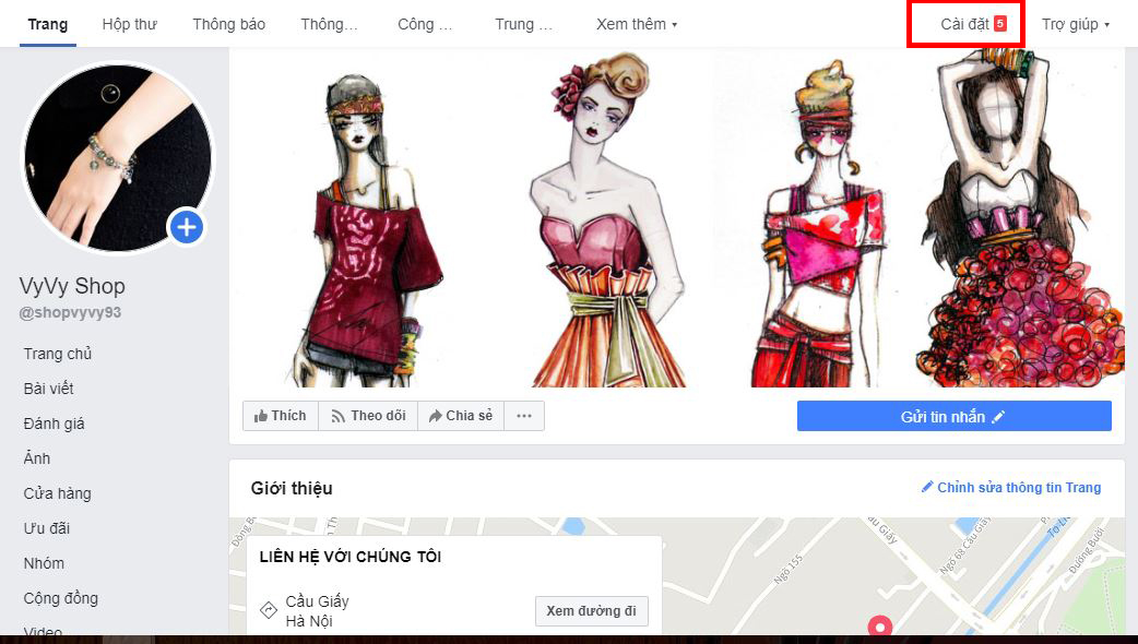 lập fanpage facebook bán hàng b8