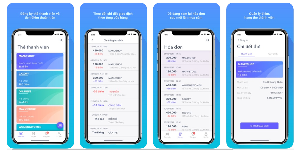 phần mềm chăm sóc khách hàng trên iphone