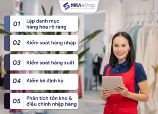 Quy trình quản lý kho hàng cho hộ kinh doanh bán lẻ tránh thất thoát Quy trình quản lý kho cửa hàng