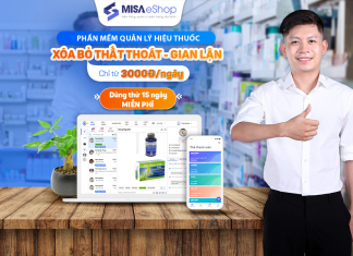 TOP 10 phần mềm quản lý nhà thuốc đạt tiêu chuẩn GPP của Bộ Y Tế phần mềm quản lý hiệu thuốc misa eshop
