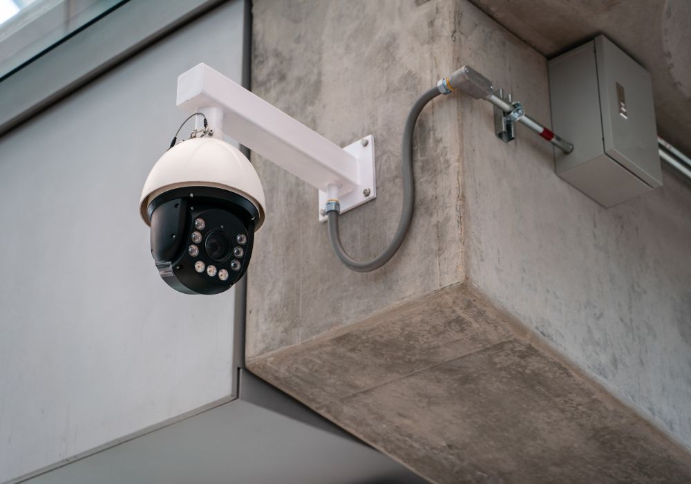 Camera giám sát cửa hàng tạp hóa