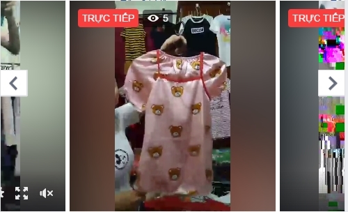 livestream bán quần áo trẻ em