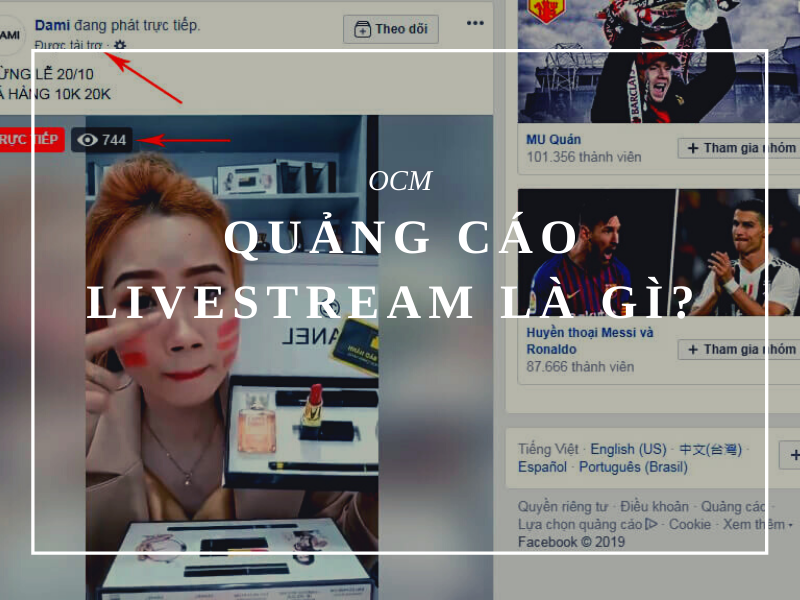 MShopKeeper quảng cáo livestream
