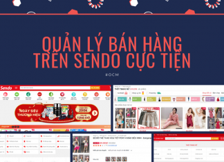 Quản lý bán hàng trên Sendo cực tiện khi sử dụng OCM quản lý bán hàng trên sendo