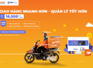 GIAO HÀNG NHANH HƠN – QUẢN LÝ TỐT HƠN CÙNG GHN TRÊN MISA ESHOP
