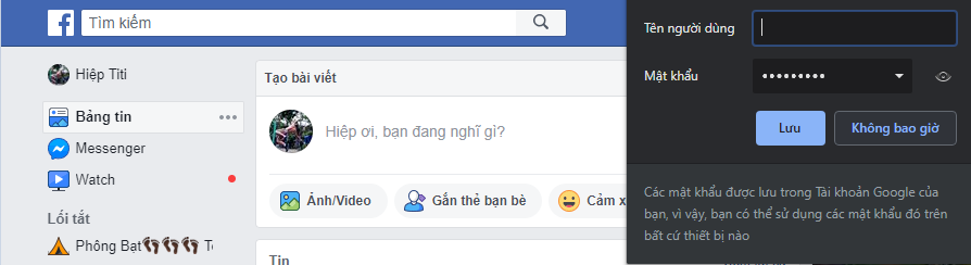 bảo mật facebook