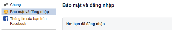 bảo mật fb