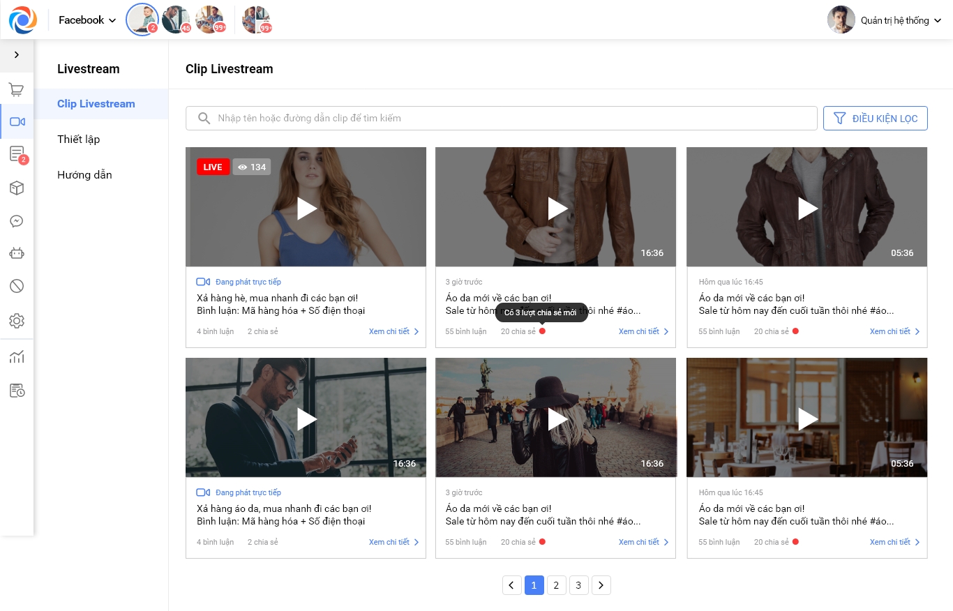 phần mềm tự động chốt đơn livestream