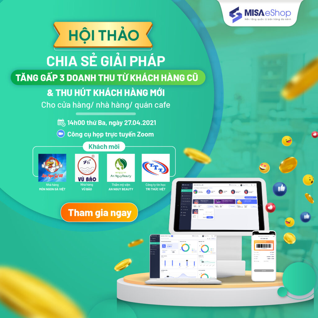 MISA eShop - Nền tảng phần mềm quản lý bán hàng đa kênh