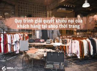 Quy trình giải quyết khiếu nại của khách hàng tại shop thời trang