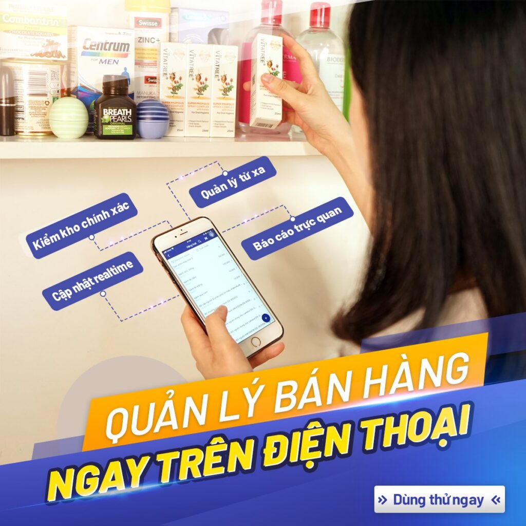 Quản lý bán hàng trên điện thoại