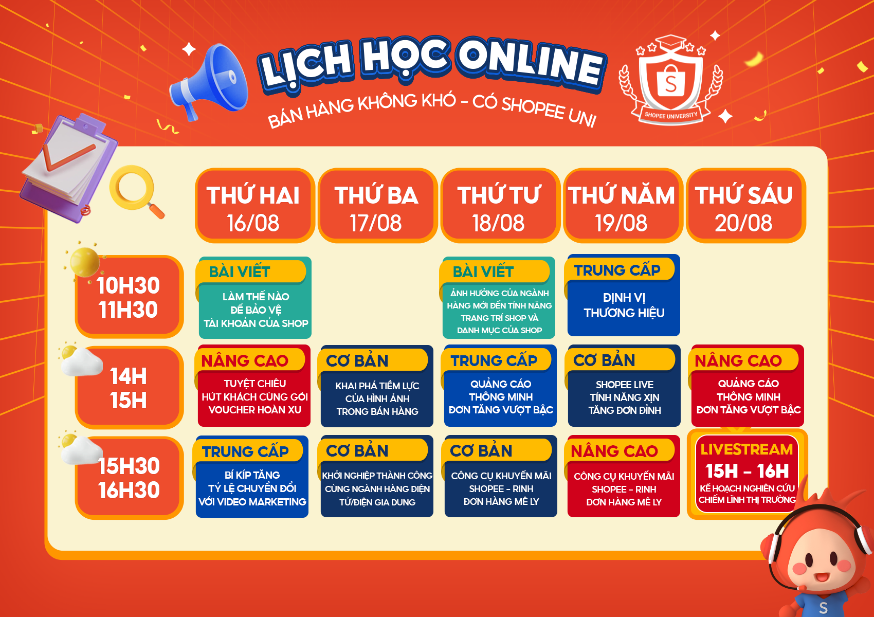 khóa học bán hàng của shopee uni