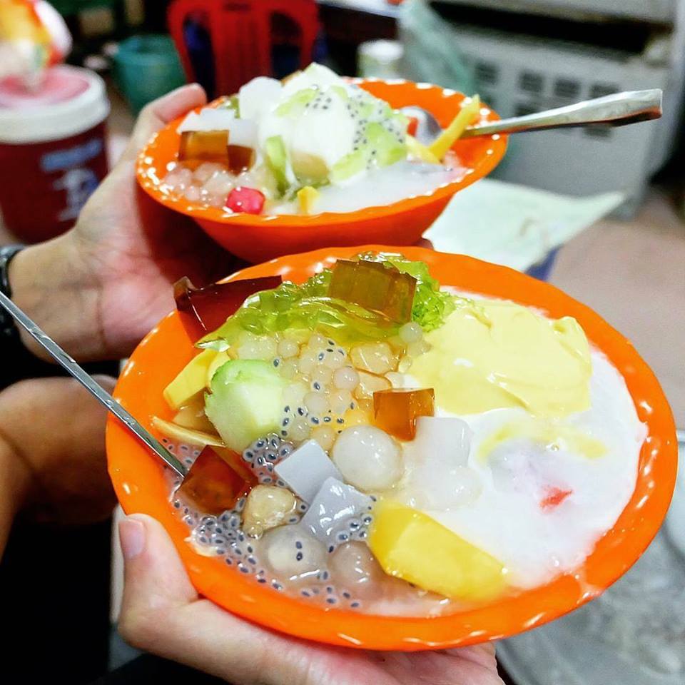 mở quán chè hoa quả dầm với 1 triệu đồng