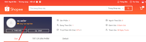 Chế độ tạm nghỉ Shopee