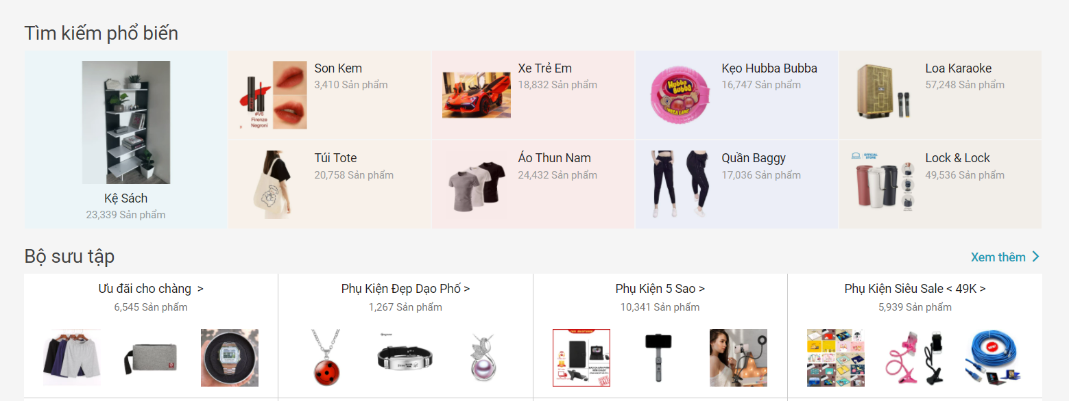 Lựa chọn sản phảm quảng cáo bán hàng Lazada