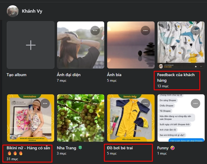 Bán hàng trên tài khoản Facebook cá nhân