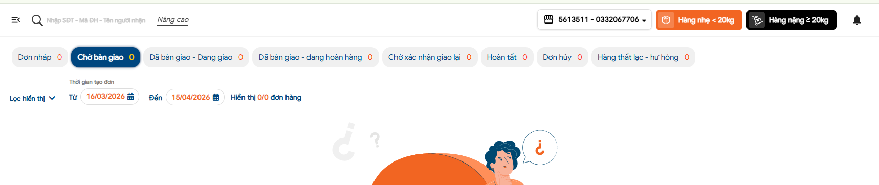 Tra cứu đơn trên khachhang.ghn.vn