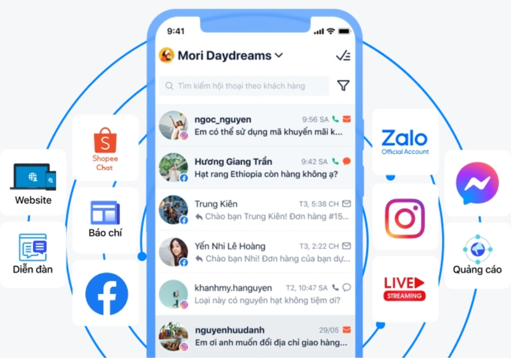 Phần mềm chốt đơn Harasocial Live