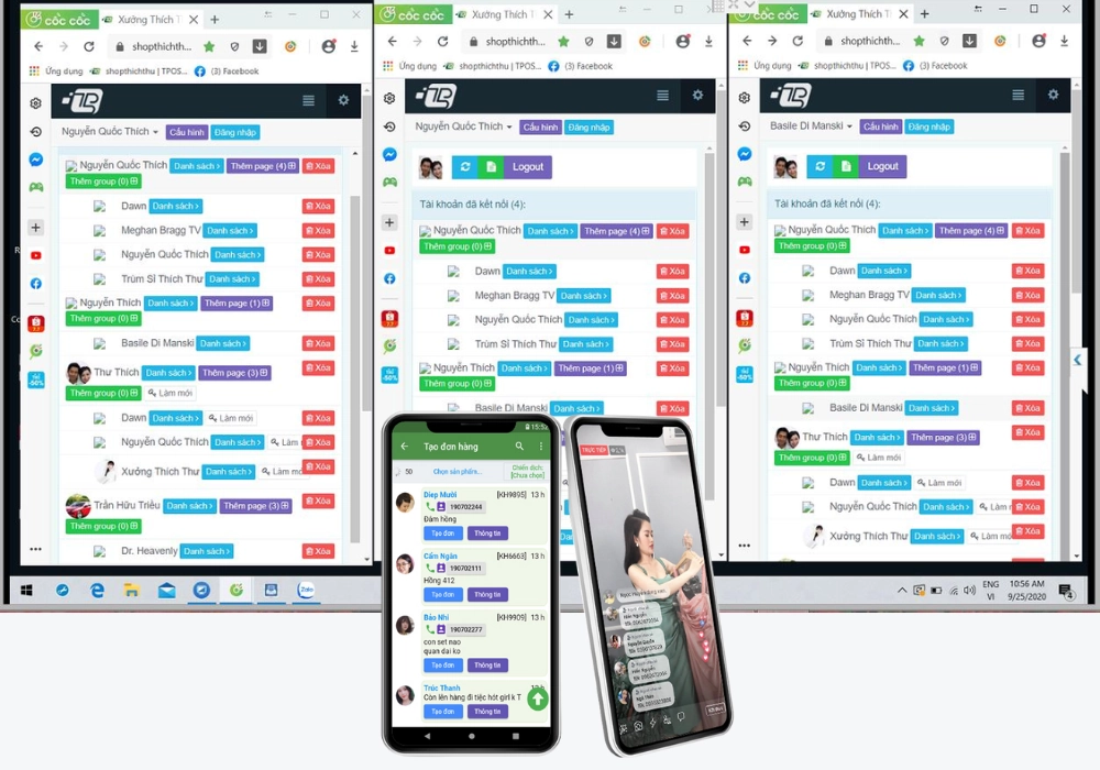 Phần mềm chốt đơn livestream TPOS