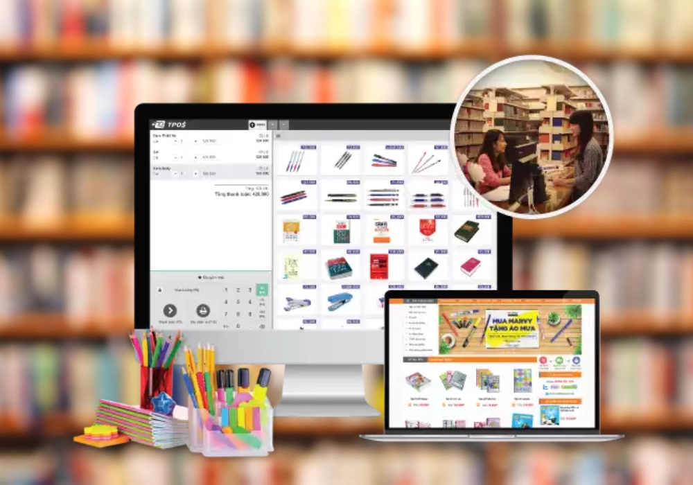 Phần mềm quản lý cửa hàng sách văn phòng phẩm TPOS