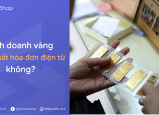 Kinh doanh vàng bạc đá quý phải xuất hóa đơn điện tử không?