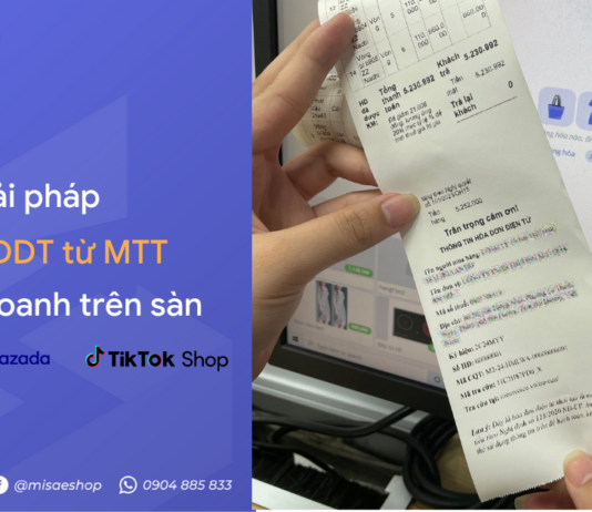 Xuất hóa đơn trên sàn thương mại điện tử cho CNKD từ ngày 01/07/2026 xuất hóa đơn sàn TMĐT
