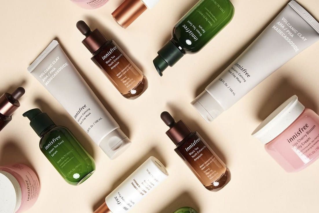 Danh mục sản phẩm đa dạng và đặc trưng của Innisfree