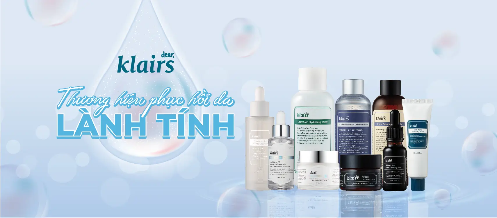 Klairs và định vị thương hiệu phục hồi da lành tính