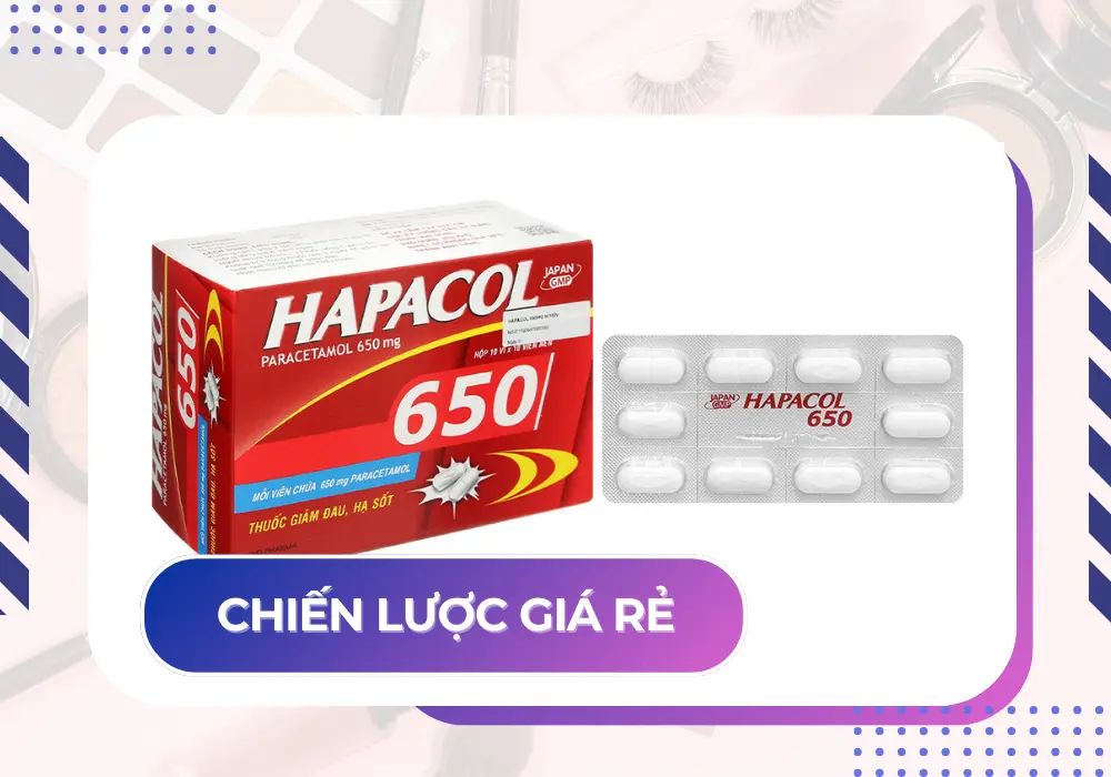 chiến lược giá của Hapacol
