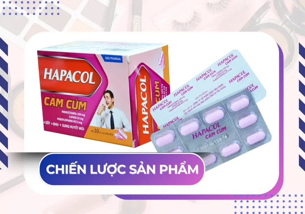 chiến lược sản phẩm của hapacol dược hậu giang