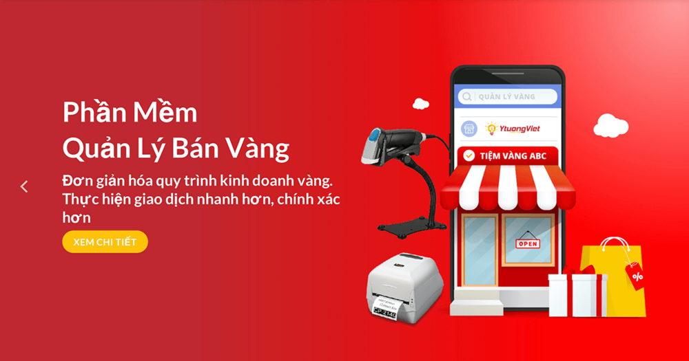 Phần mềm quản lý tiệm vàng