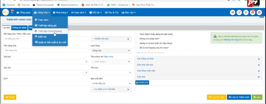 quản lý chuỗi cửa hàng bằng phần mềm pos365