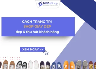 Cách trang trí shop giày dép đẹp và thu hút khách hàng 2025 Cách trang trí shop giày dép