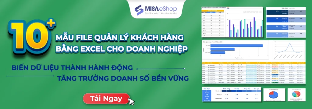 EB27 Template excel quản lý khách hàng