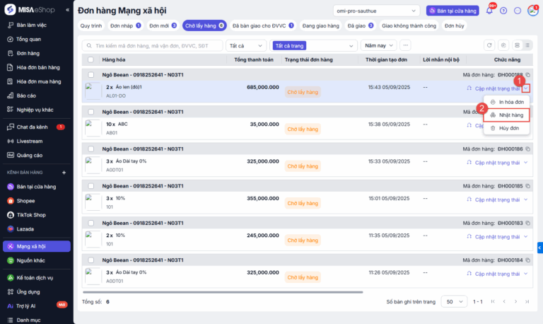 phần mềm bán hàng facebook