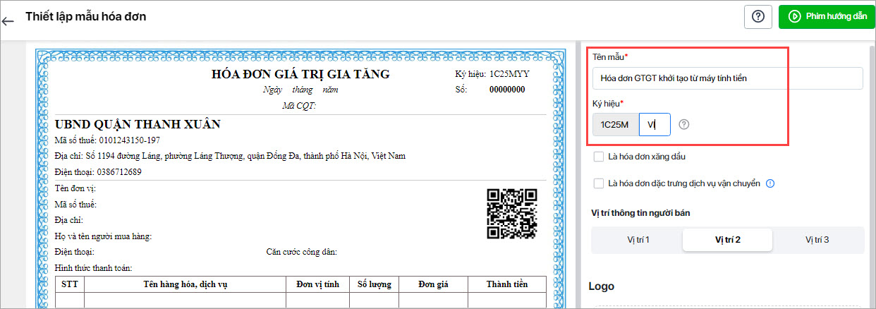 cách xuất hóa đơn khởi tạo từ máy tính tiền