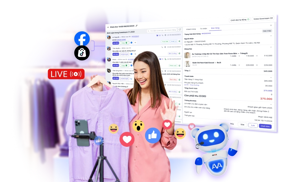 Bán hàng thời trang trên MXH