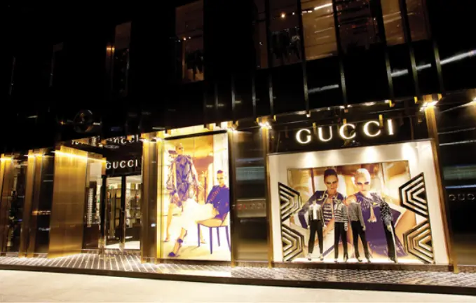 Cửa hàng xa hoa của Gucci toạ lạc tại Seoul, Hàn Quốc