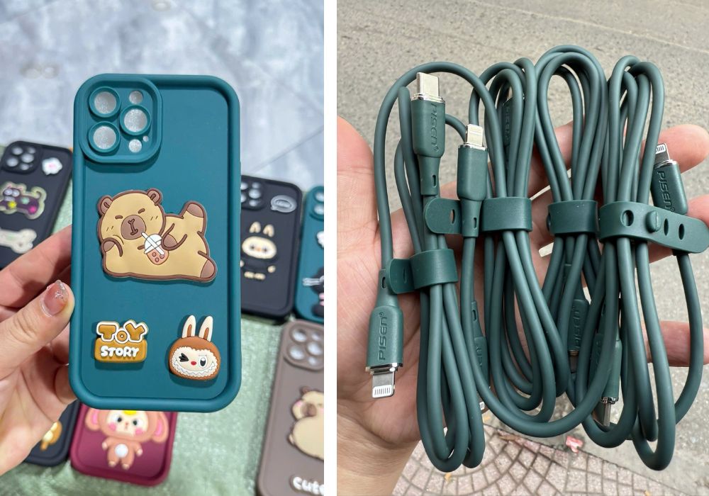 kinh doanh phụ kiện điện thoại với số vốn 2 triệu