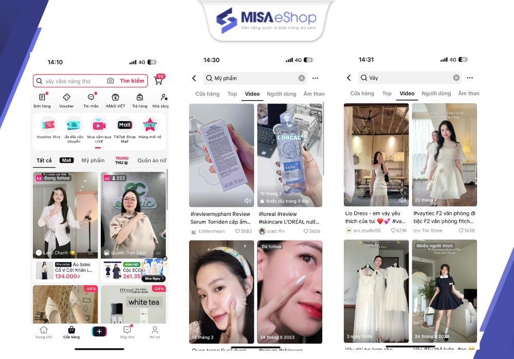 các bán hàng trên tiktokshop ra đơn