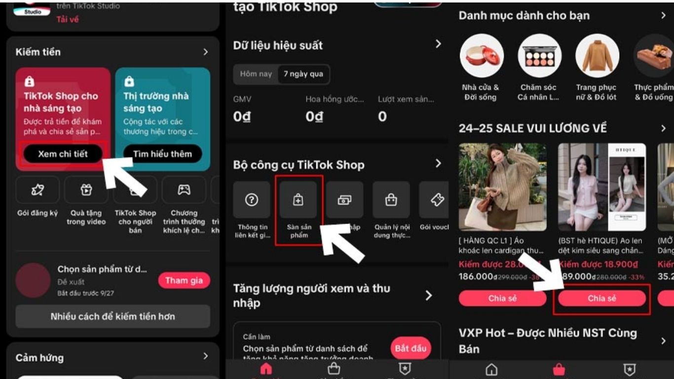 Cách gắn giỏ hàng Tiktok