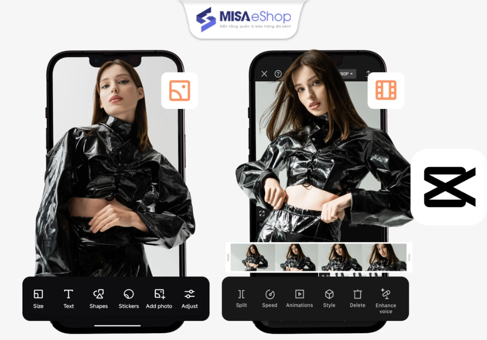 CapCut hỗ trợ chỉnh sửa ảnh TikTok