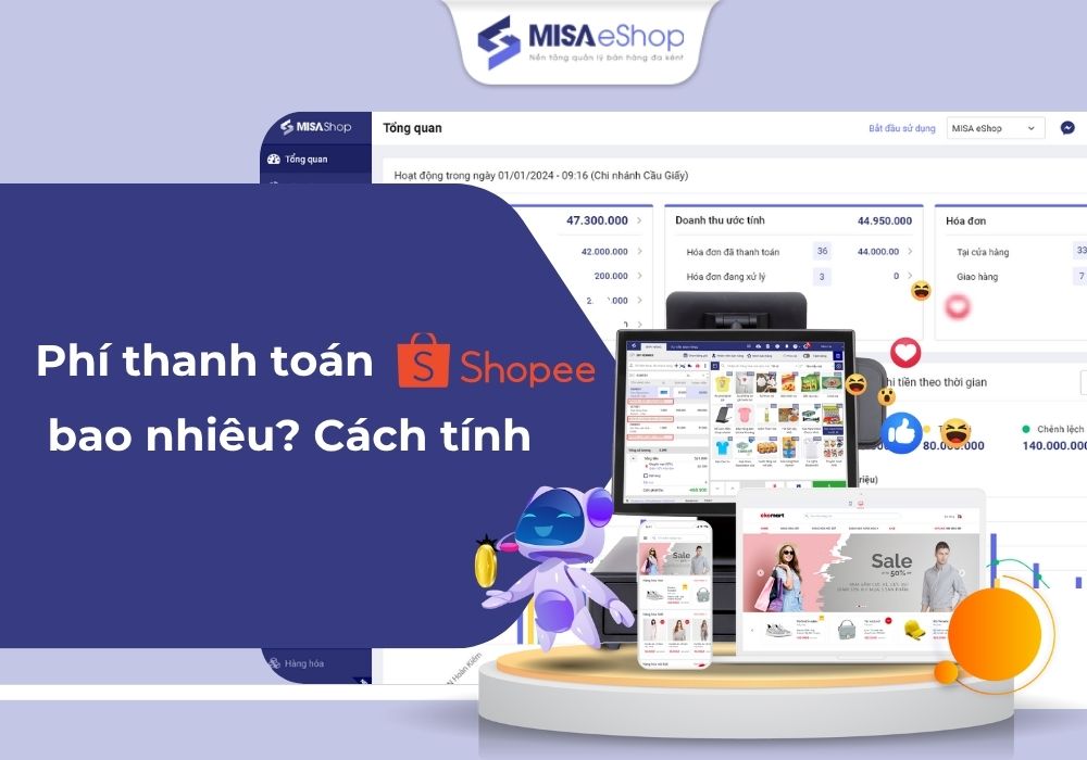 phí thanh toán shopee